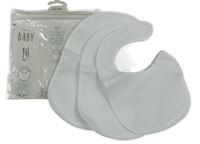 Nové - 3x - Bílý froté bryndák George 