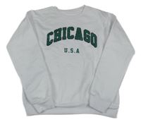 Bílá mikina s nápisem Shein