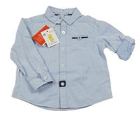 Nové - Světlemodrá tečkovaná košile Fagottino 