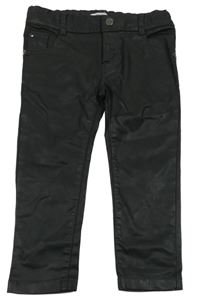 Černé koženkové tregíny Marése