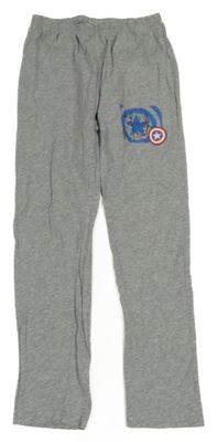 Šedé pyžamové kalhoty Captain America Marvel