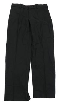 Černé společenské kalhoty s puky H&M