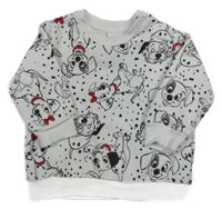 Bílá mikina 101 Dalmatinů Disney