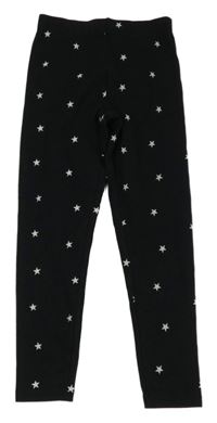 Černé hvězdičkované legíny Friboo 