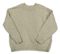 Béžový svetr s puntíky Primark