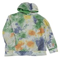 Barevná batikovaná mikina s kapucí Monsoon