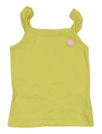 Žlutý top s volánky a jahůdkou Topolino