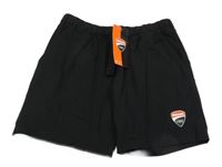 Nové - Černé bavlněné kraťasy s logem Ducati Corse