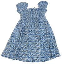 Modro-bílé květované šaty Primark