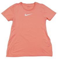 Světlerůžové sportovní funkční tričko Nike 