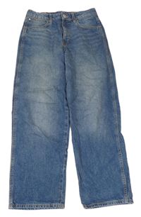 Modré baggy rifle H&M