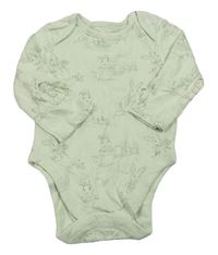 Světlezelené body s králíčky - Peter Rabbit George