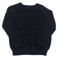 Tmavomodrý vzorovaný svetr PRIMARK