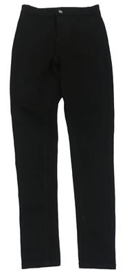 Černé high waist skinny rifle Candy Couture