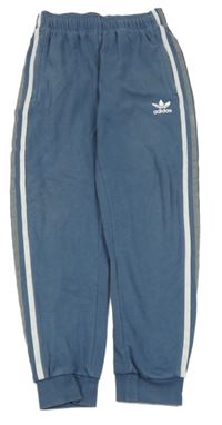 Modrošedé tepláky Adidas