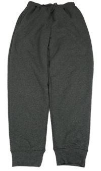 Tmavošedé melírované zateplené tepláky Next