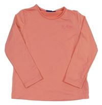 Korálové thermo mikinotriko s obláčkem lupilu