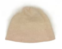 Světlebroskvová chlupatá čepice