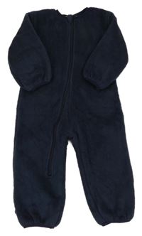 Tmavomodrá plyšová funkční kombinéza MOUNTAIN WAREHOUSE