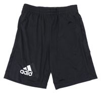 Černé funkční sportovní kraťasy Adidas