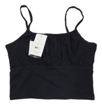 Nové - Černý crop top New Look 