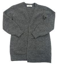 Tmavošedý vlněný cardigan H&M