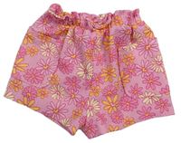 Růžové květované kraťasy Primark