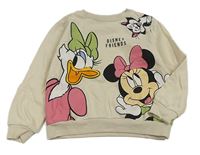 Béžová mikina s Minnie a Daisy H&M