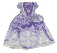 Kostým - Lila šaty s flitry - Sofie I. George