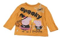 Oranžové triko s Peppou a Tomíkem