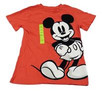 Nové - Červené tričko s Mickeym Disney