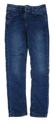 Tmavomodré teplákové skinny rifle S. Oliver