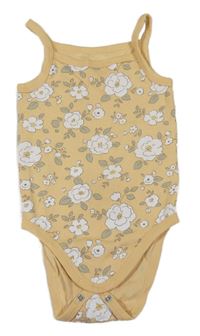 Žluté květované body C&A