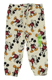 Nové - Krémové tepláky s Mickeym Primark
