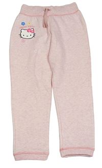 Světlerůžové melírované tepláky s Hello Kitty M&S