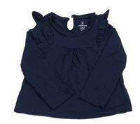 Tmavomodrá tunika s volánky Mothercare