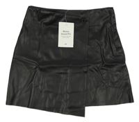 Nové - černá koženková sukně H&M