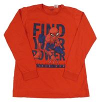 Červené pyžamové triko se Spidermanem Marvel