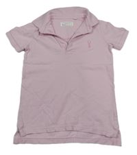 Světlerůžové polo tričko Next