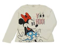 Smetanové triko s Minnie Disney