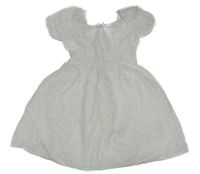 Bílé madeirové šaty Primark