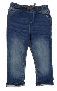 Tmavomodré skinny rifle Tu