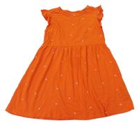 Červené šaty s třešněmi a volánky H&M