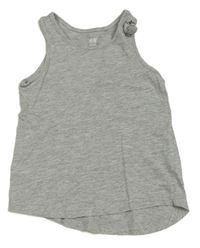 Šedý top s mašlí H&M
