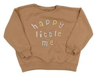 Hnědá mikina s nápisem George