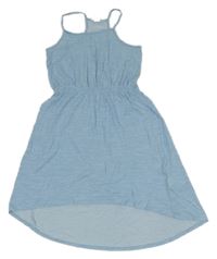 Světlemodré melírované šaty H&M