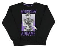 Černá mikina s Wednesday Primark