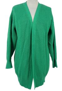 Dámský zelený svetrový cardigán F&F