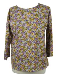 Dámské barevné kytičkované triko Oasis 