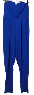 Dámský safírový kalhotový korzetový overal George 